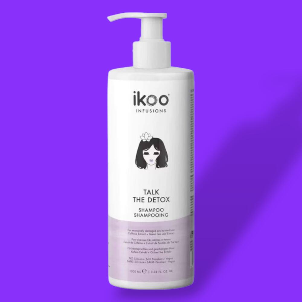 ikoo Infusions TALK THE DETOX SHAMPOO 33.8 Fl. Oz liter bottle with‎ pump